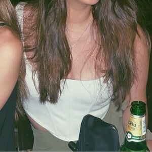 Princess Polly White Corset Top